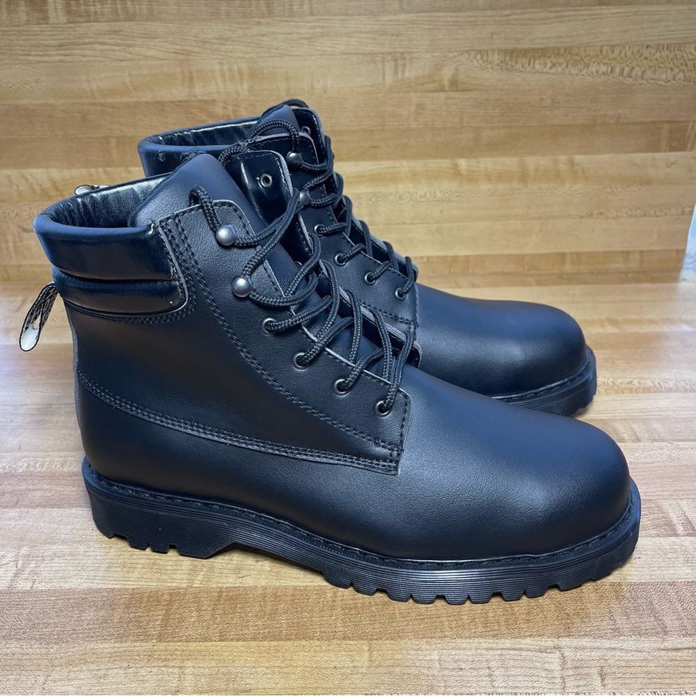 Vegetarian Shoes Steel-Toe Safety Work Boots Size 13 US 47 EUR Model 16064